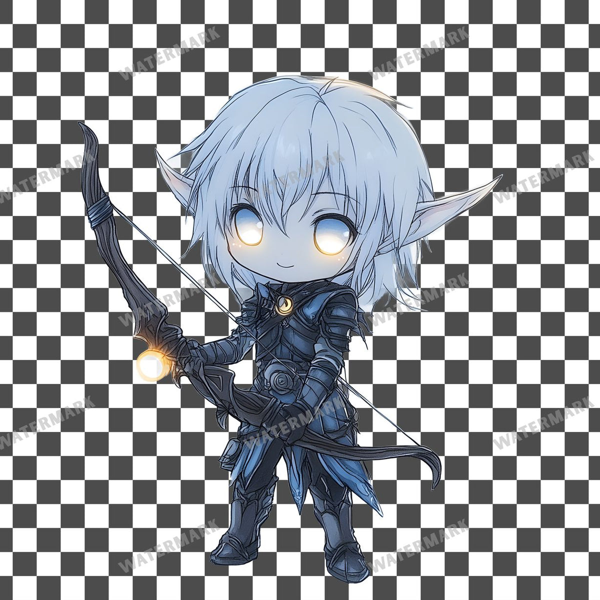 Chibi Moonlight Clipart Pngs