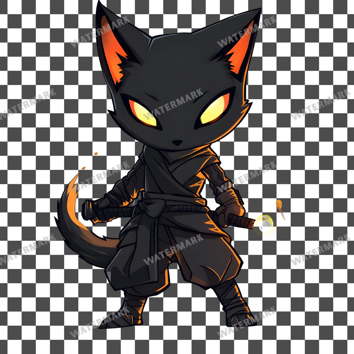 Chibi Ninja Clipart Pngs