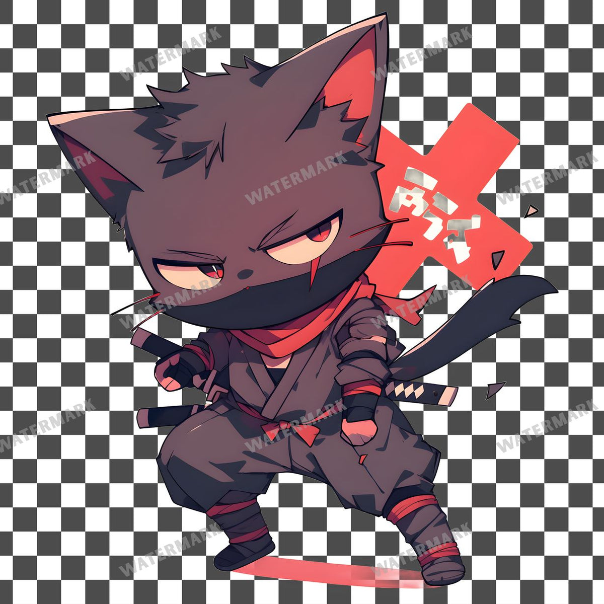 Chibi Ninja Clipart Pngs