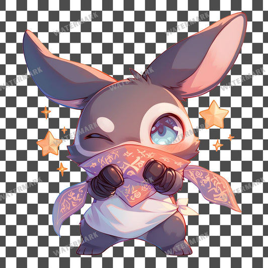 Chibi Ninja Clipart Pngs
