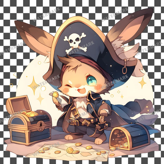 Chibi Pirate Clipart Pngs