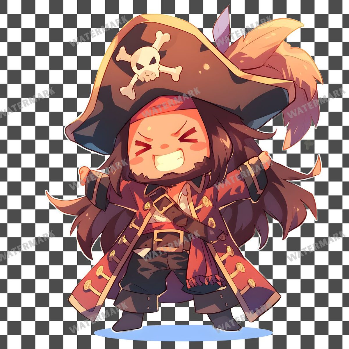 Chibi Pirate Clipart Pngs