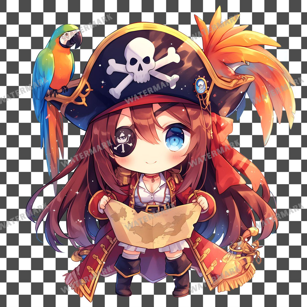 Chibi Pirate Clipart Pngs