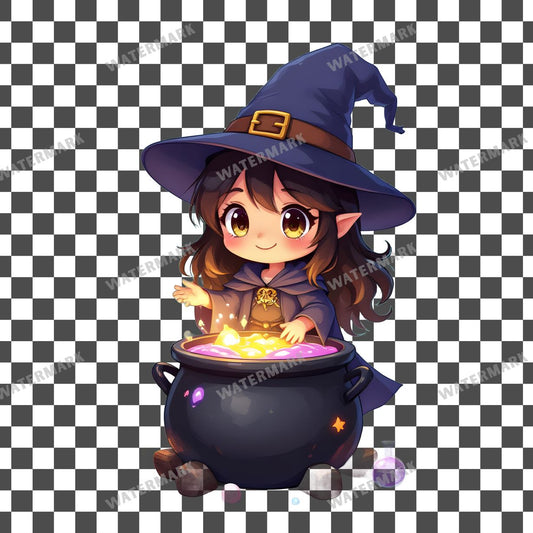 Chibi Potion Master Clipart Pngs