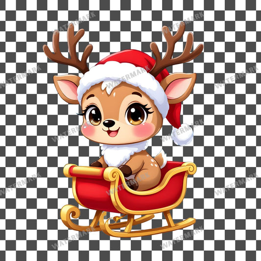Chibi Reindeertiny Clipart Pngs