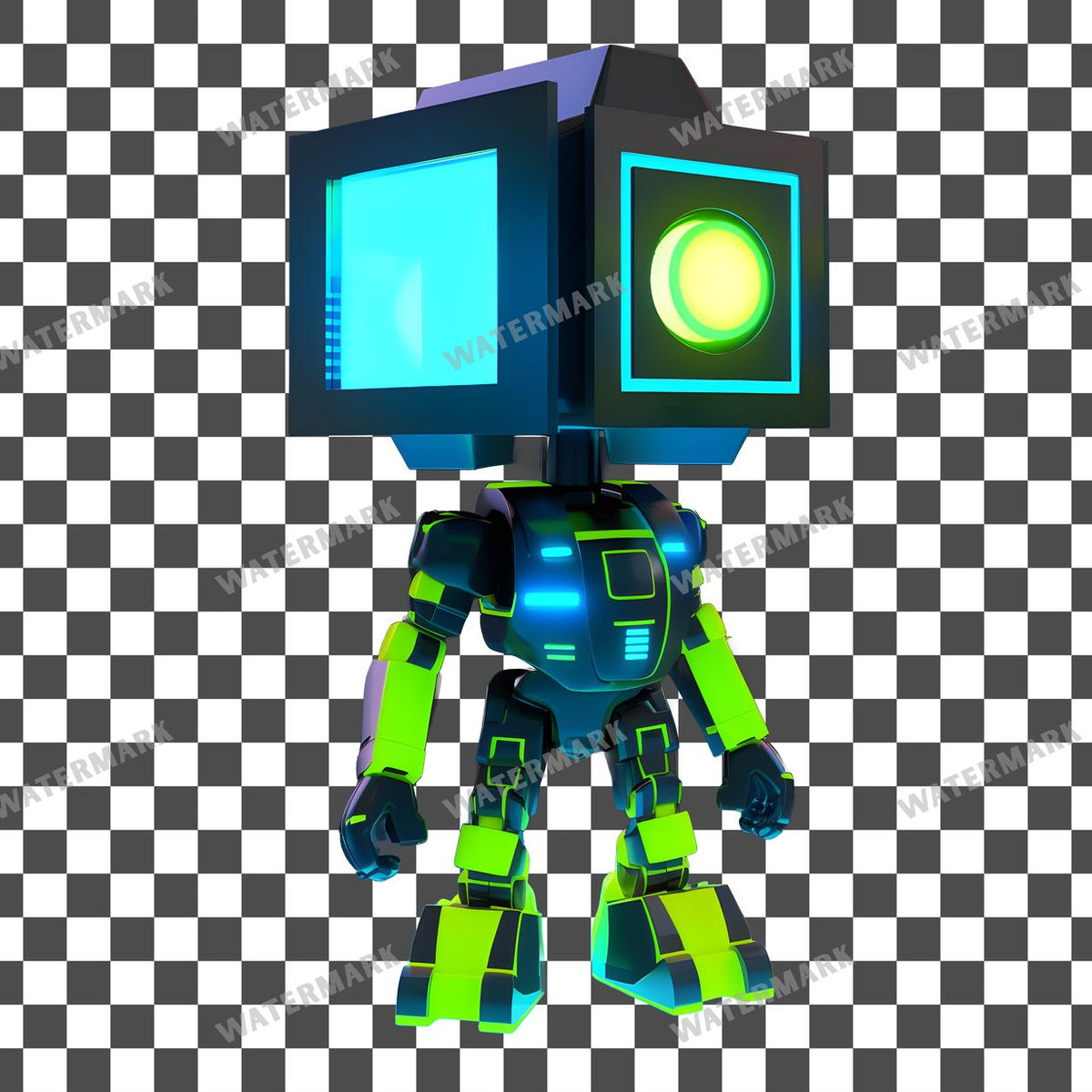 Chibi Robot Clipart Pngs