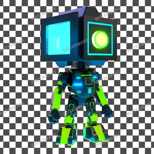 Chibi Robot Clipart Pngs