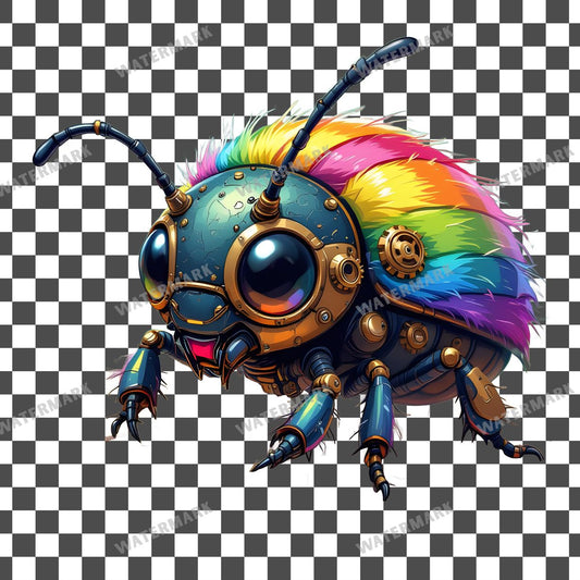 Chibi Steampunk Beetle Clipart Pngs