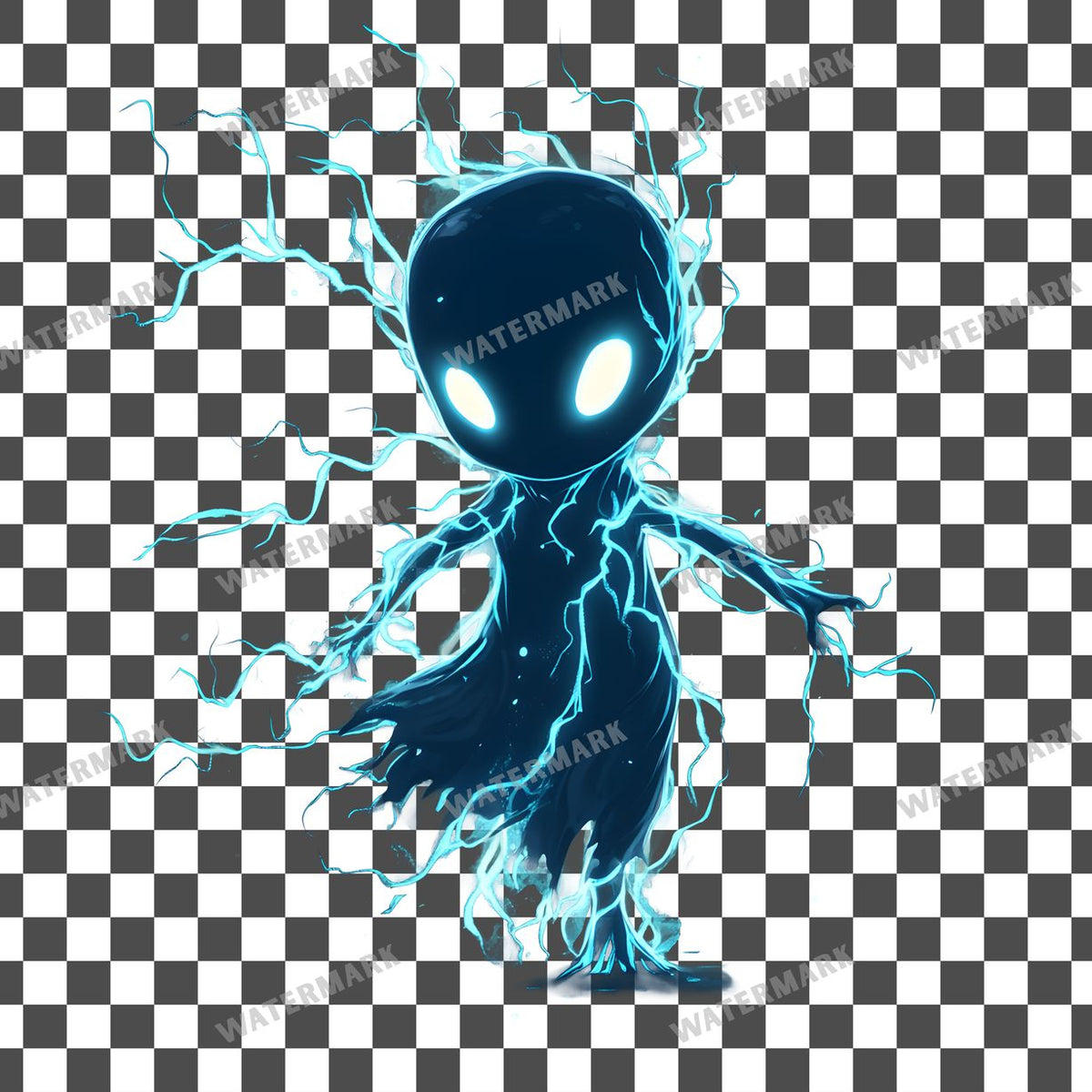 Chibi Thunder Clipart Pngs