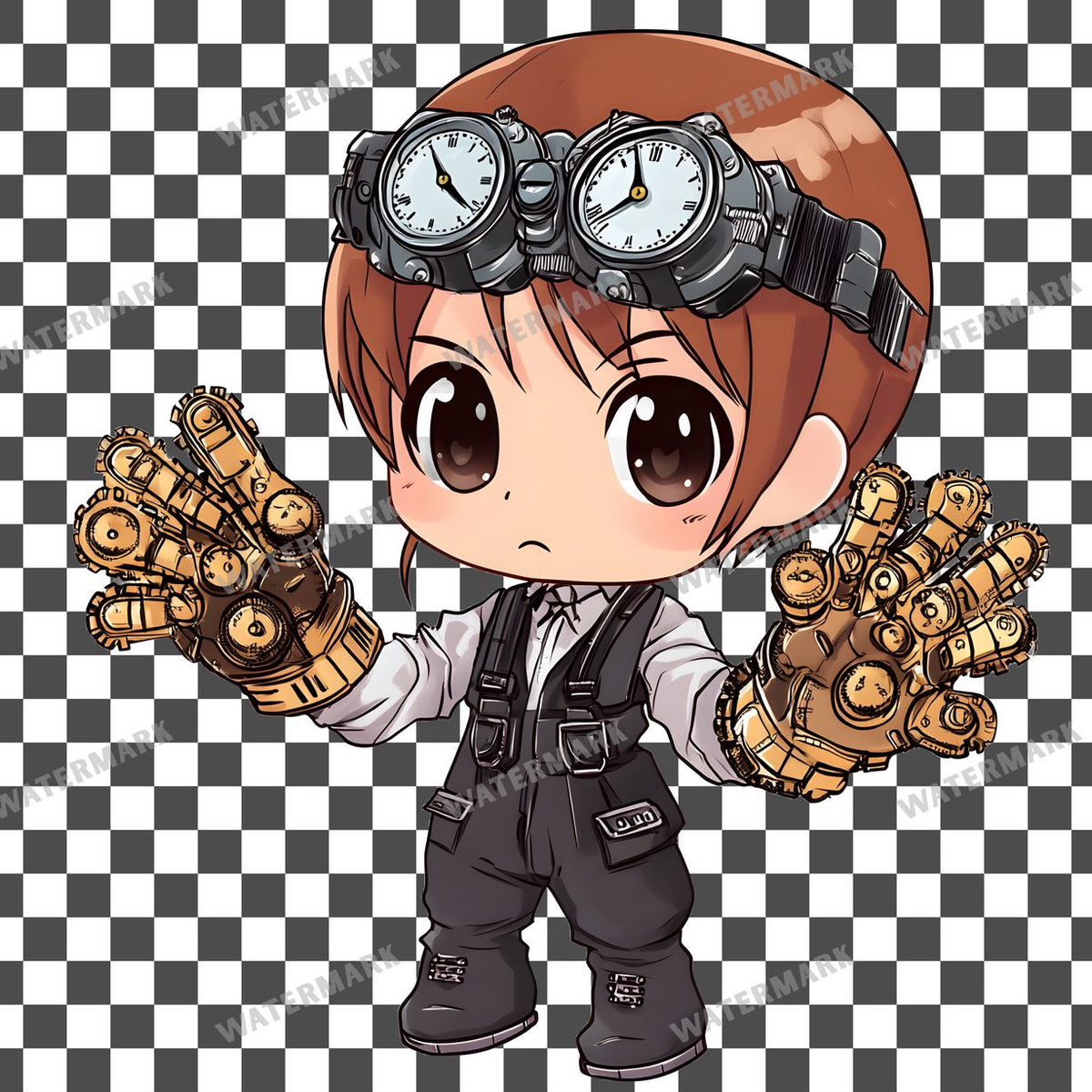 Chibi Time Clipart Pngs
