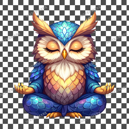 Chibi Wizard Owl Clipart Pngs