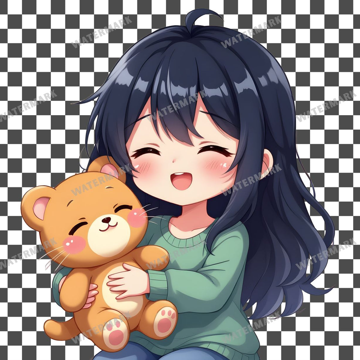 Chibi Yawning Clipart Pngs