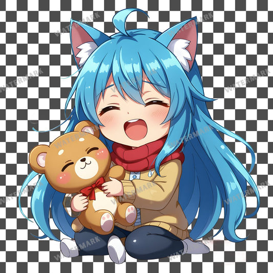 Chibi Yawning Clipart Pngs