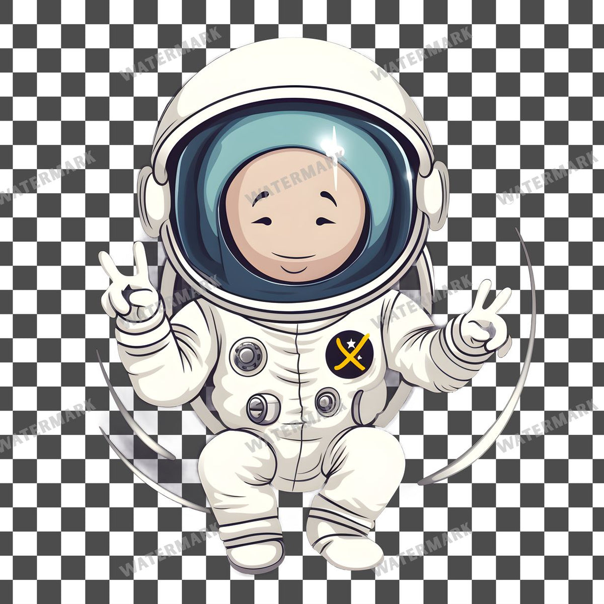 Chibiastronaut Clipart Pngs