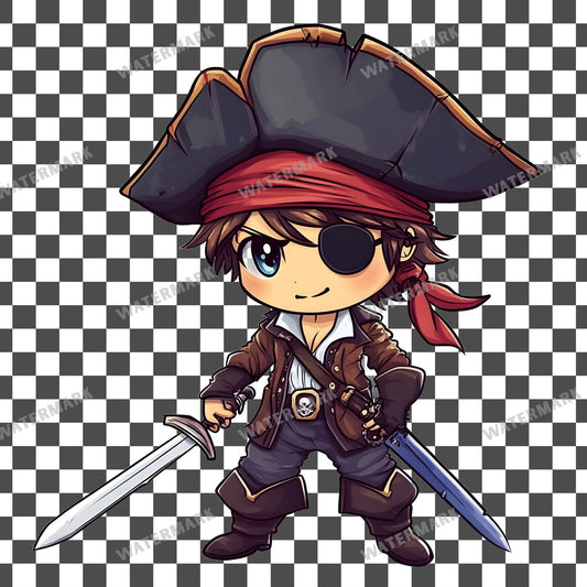 Chibipirate Clipart Pngs