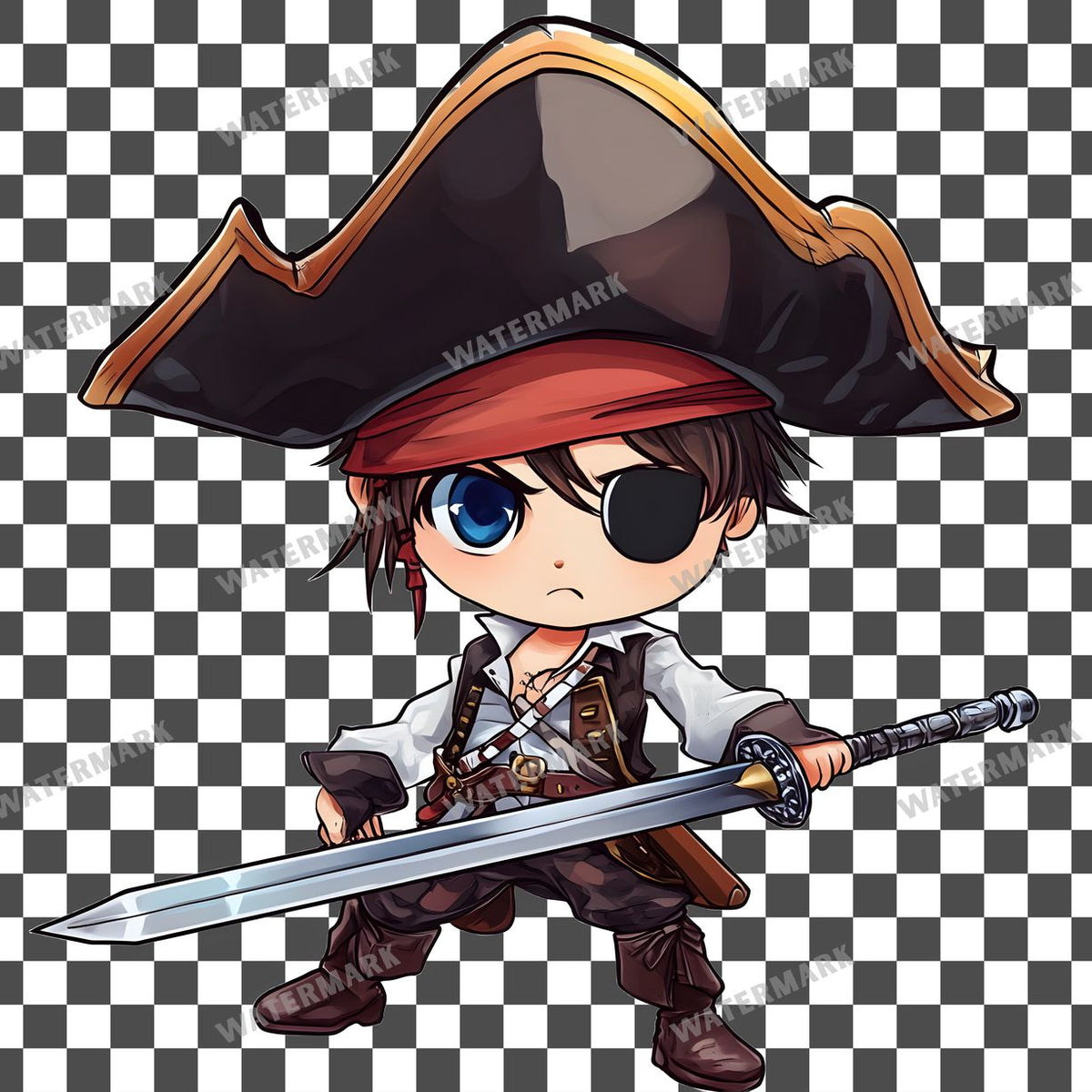Chibipirate Clipart Pngs