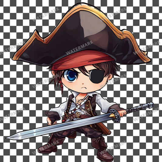 Chibipirate Clipart Pngs