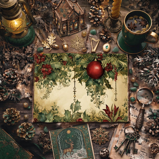 Christmas Baubles Digital Papers