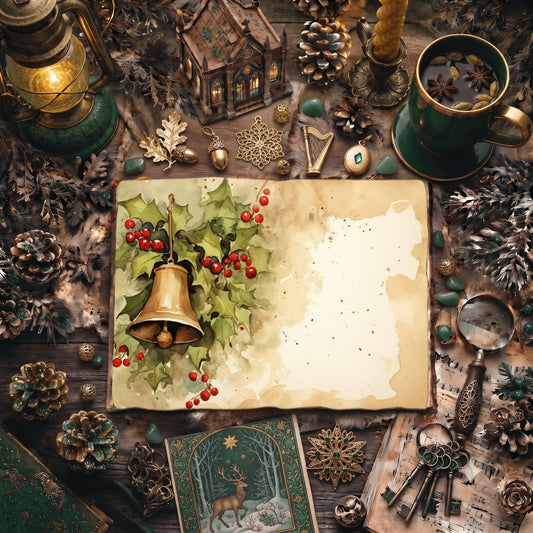 Christmas Bells Digital Papers