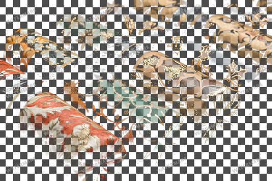 Christmas Crackers Transparent Overlay Pngs