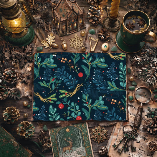 Christmas Dark Theme Digital Papers