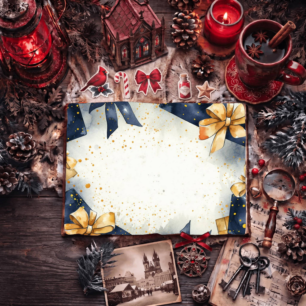Christmas Gifts Digital Papers
