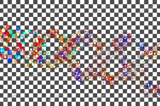 Christmas Lights Transparent Overlay Pngs
