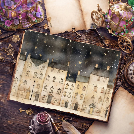 Christmas Snow Digital Papers