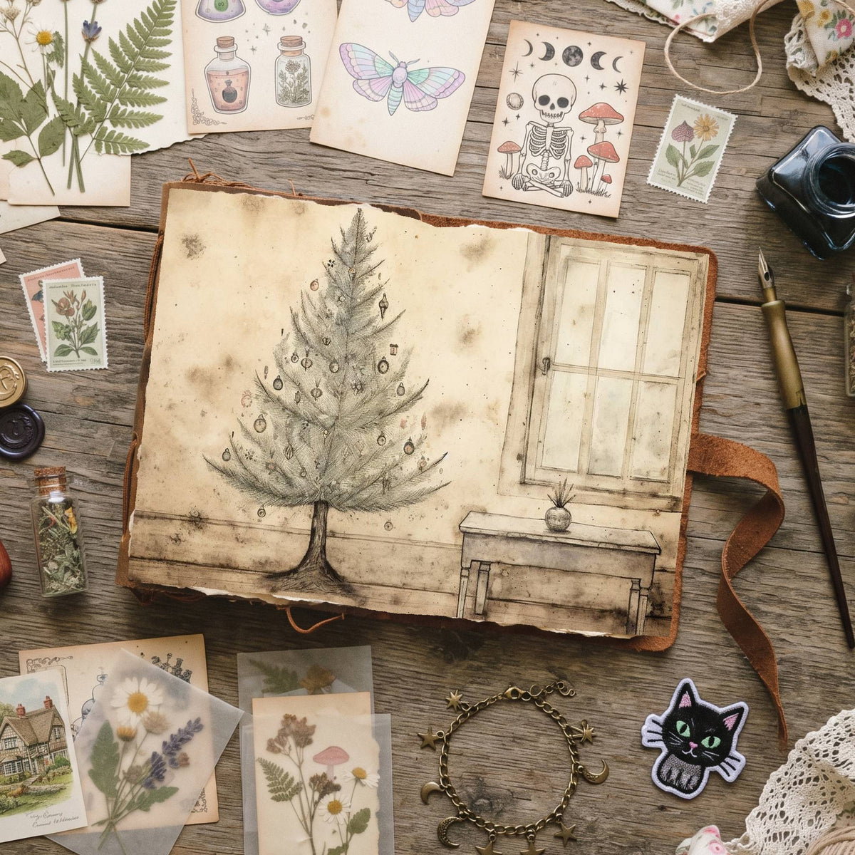 Christmas Trees Digital Papers