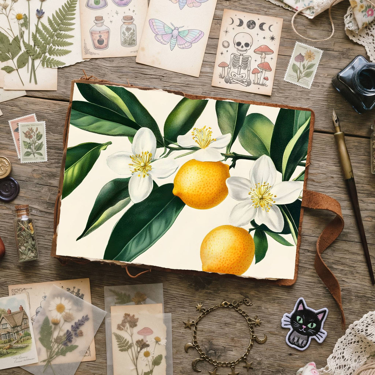 Citrus Blossoms Digital Papers