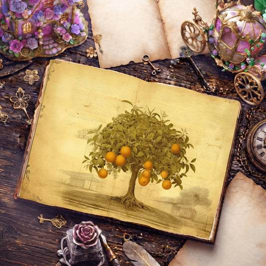 Citrus Fruit Digital Papers