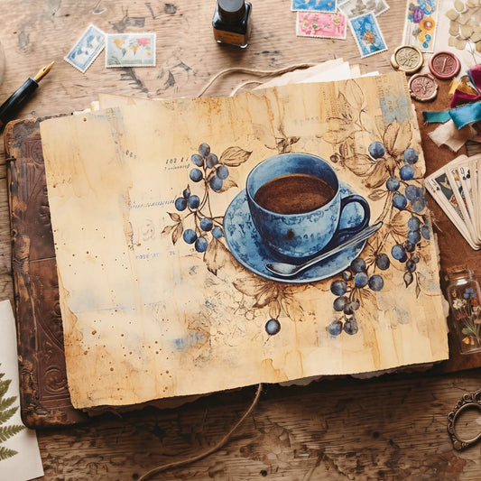 Coffee Cup Digital Papers
