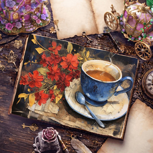 Coffee Cups Digital Papers