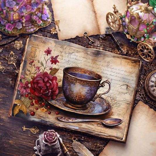 Coffee Cups Digital Papers