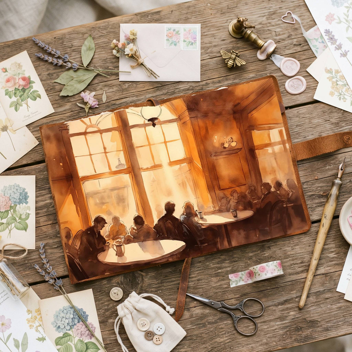 Coffee Shop Digital Papers