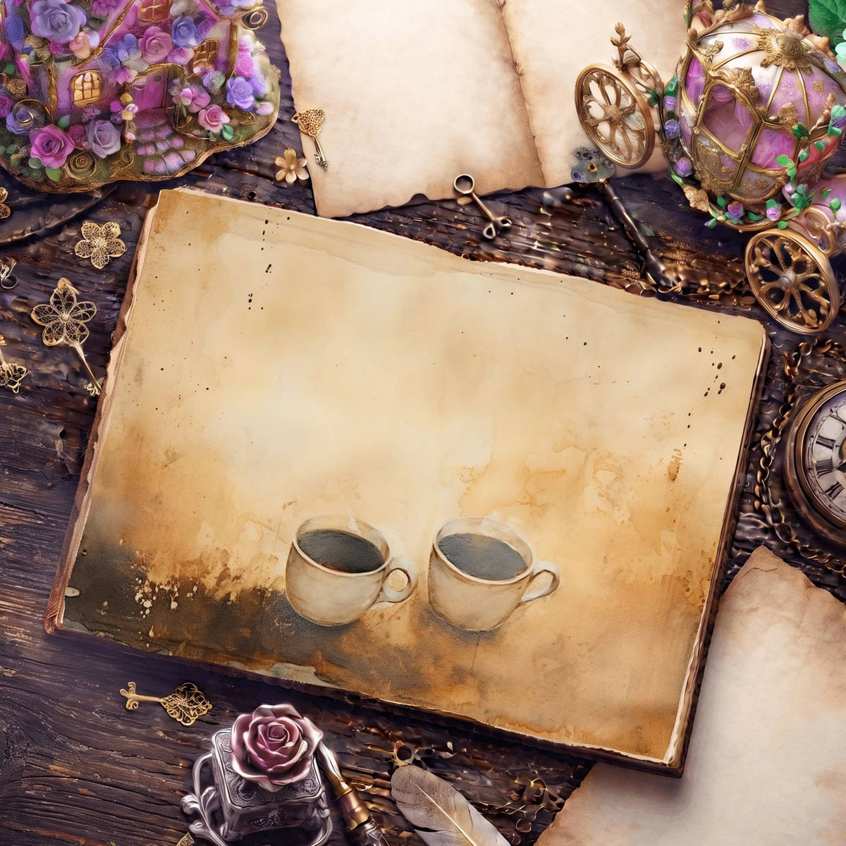 Coffee Digital Papers