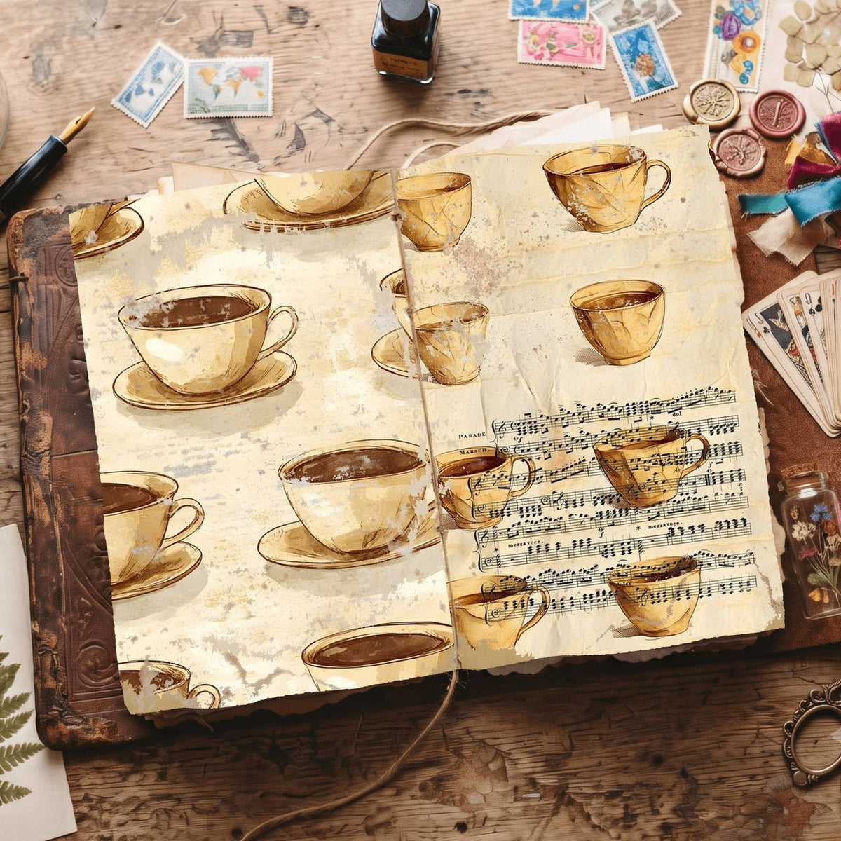 Coffee Digital Papers