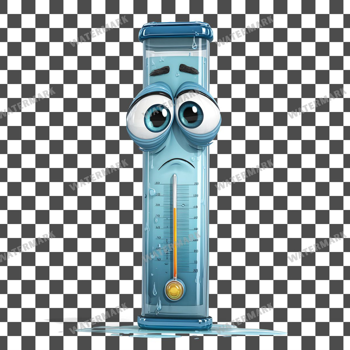 Cold Shivering Character Clipart Pngs