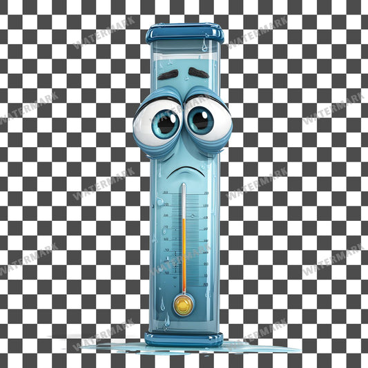 Cold Shivering Character Clipart Pngs