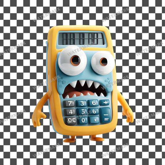 Confused Calculator Clipart Pngs