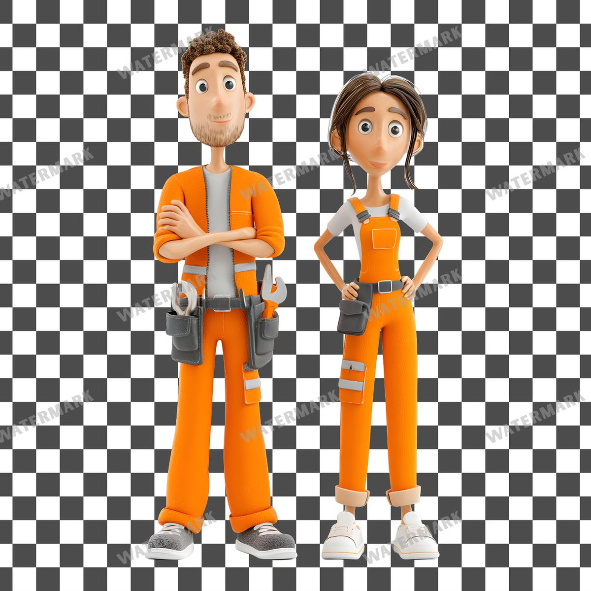 Construction Worker Clipart Pngs