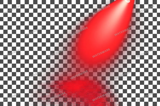 Crimson Light Transparent Overlay Pngs