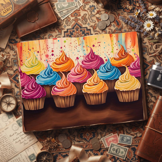 Cupcakes Digital Papers