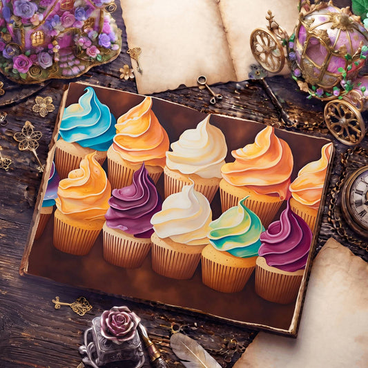 Cupcakes Digital Papers