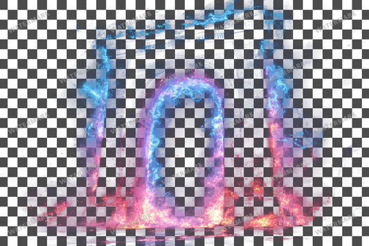 Cursed Arcane Gateway Transparent Overlay Pngs