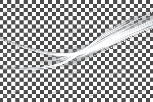 Curved Light Ray Transparent Overlay Pngs