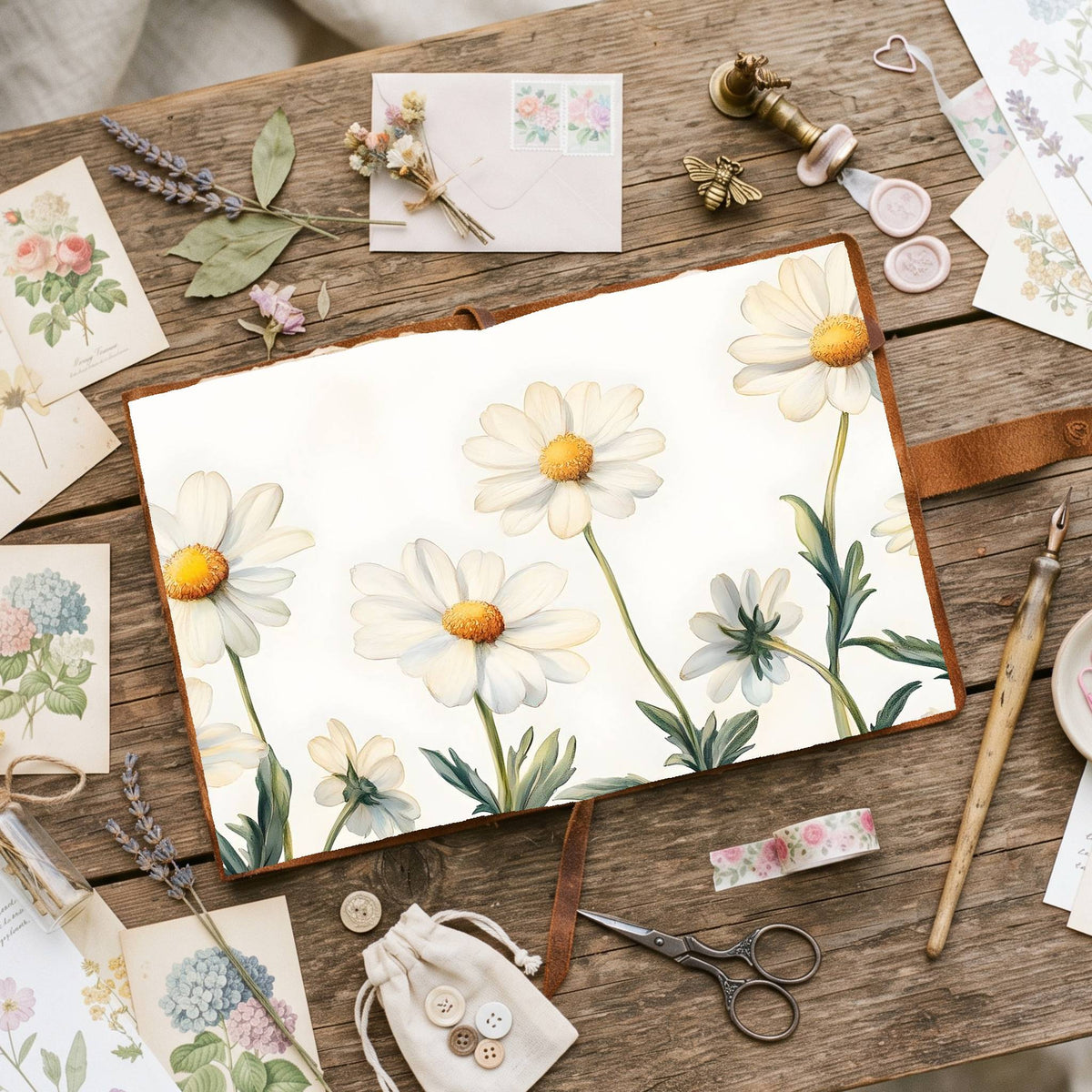 Daisies Digital Papers