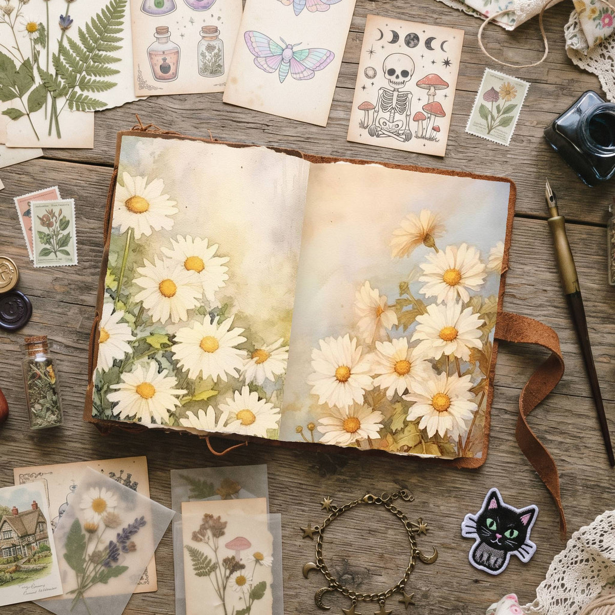 Daisies Digital Papers