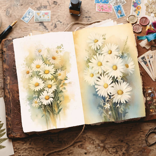 Daisies Digital Papers
