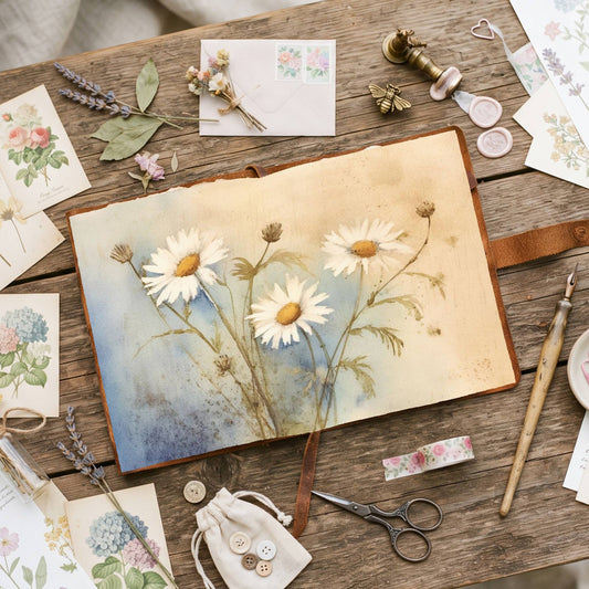 Daisies Digital Papers